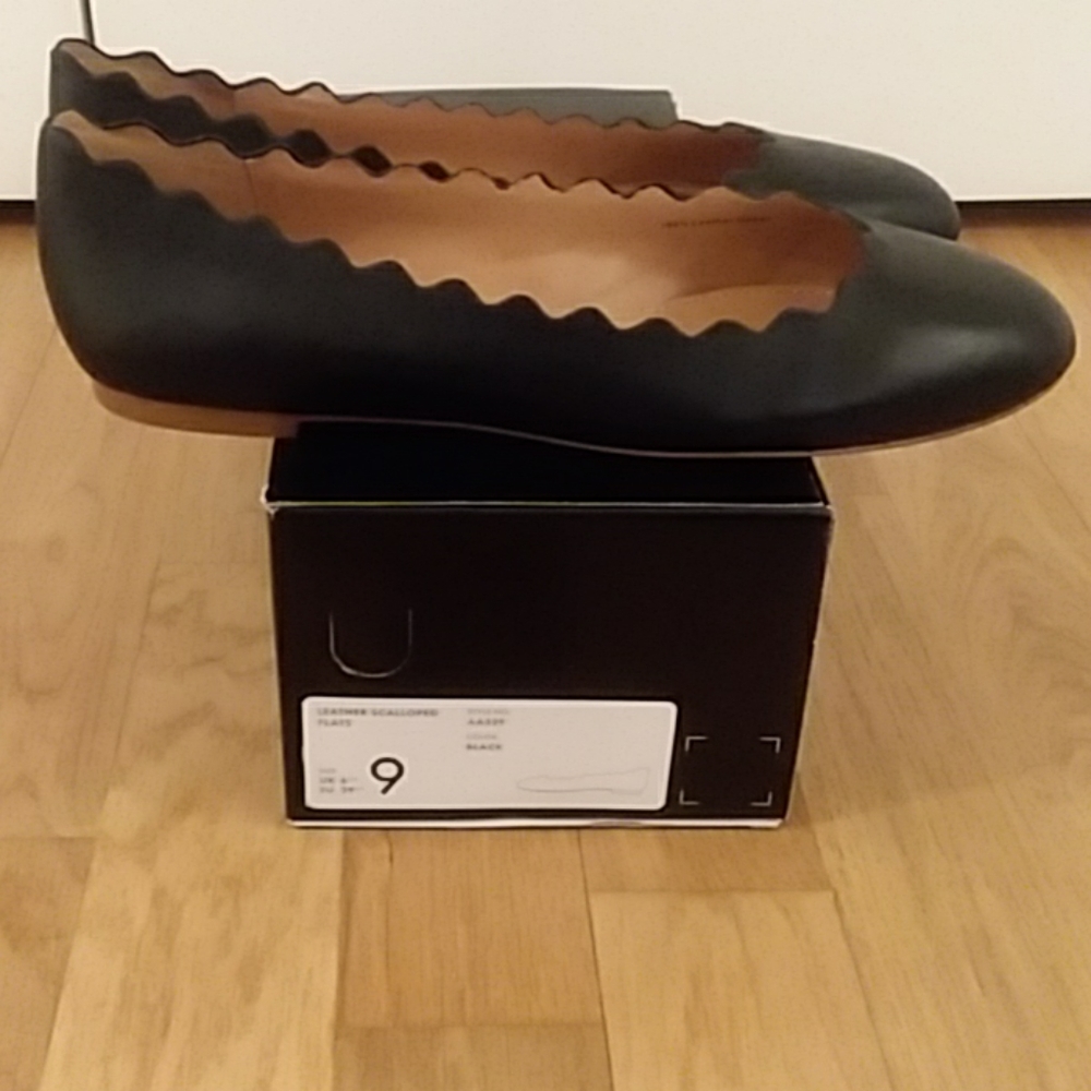 J.crew Brand new scallop ballet flat, with box